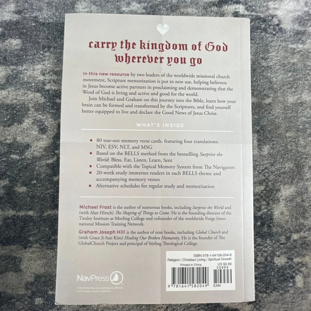 Hide This in Your Heart Michael Frost Graham Joseph Hill Scripture Memory